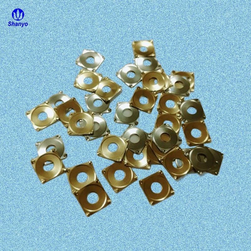Gold Plated Metal Domes with Center Hole
