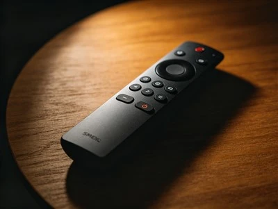 Kunci remote control melingkar dengan kubah logam